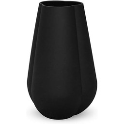 Cooee Design Clover 11 cm Black Wazon, ceramika,