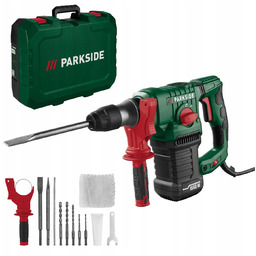 Młotowiertarka Udarowa Parkside 1550 W Sds+ Zestaw Młot
