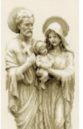 Vervaco Kit au Point compté Religieux Aida, Ecru,