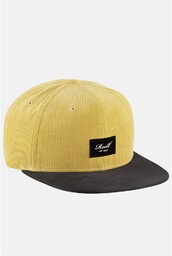czapka z daszkiem REELL - Suede Cap Yellow