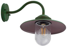 Zewnętrzna Lampa Lindby, Bilma, ściemnialny, zielony, balkon, aluminium,