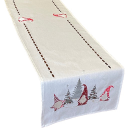 Bieżnik świąteczny prostokątny z błyszczącą nitką OS-261-B