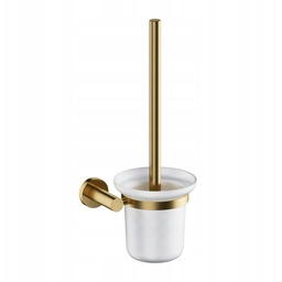 Omnires Szczotka toaletowa wisząca Złoto Szczotkowane (glb)