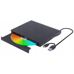 Gembird Nagrywarka Dvd, Cd Usb 3.1 Slim Czarna