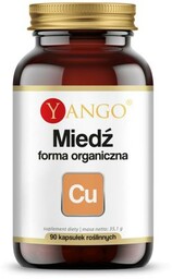 Miedź - forma organiczna - 90 kaps Yango