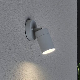 Konstsmide Zewnętrzna lampa ścienna New Modena, szary