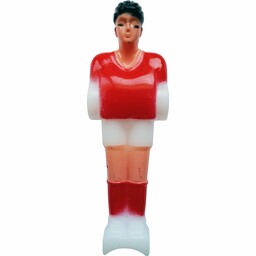 CZERWONY PIŁKARZ FIGURKA DO MINI PIŁKARZYKÓW 8 MM