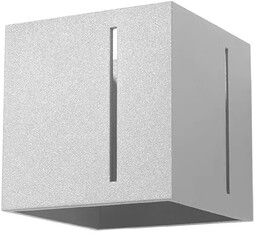 Lumes Szary kwadratowy kinkiet LED - EX525-Pixan