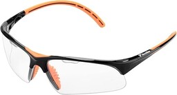 Tecnifibre Okulary do squasha dla dorosłych, czarne/pomarańczowe, jeden