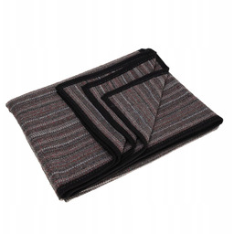 Koc do jogi z lamowka 30% wełna 160x200