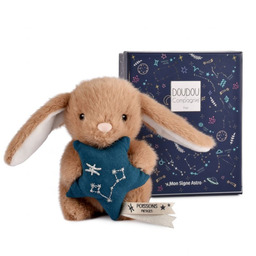 DOUDOU Pluszowy królik ze znakiem zodiaku 12 cm