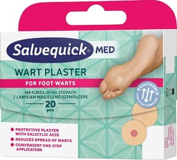 Plaster na Kurzajki, Salvequick Wart, 20szt.