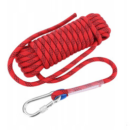 12MM LINA WSPINACZKOWA STATYCZNA 10M CZERWONY