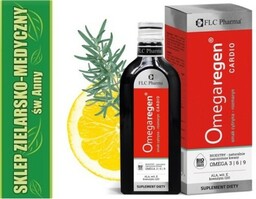 OMEGAREGEN CARDIO 250ml CYTRYNA-ROZMARYN NATURALNE NAJCZYSTSZE ESTRY KWASÓW