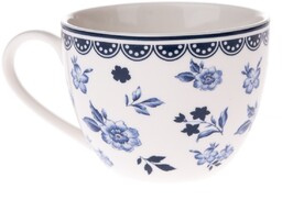 4-częściowy zestaw filiżanek porcelanowych Floral , 90 ml