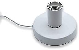 VoltShine Podstawa biurkowa E27 biała z kamerą