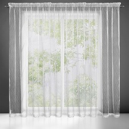 Firana z nieregularnej siateczki ZFG-01