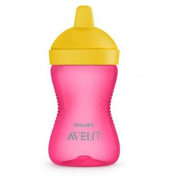AVENT Kubek z twardym ustnikiem 18m+ 804/04 różowy-