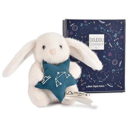 DOUDOU Pluszowy królik ze znakiem zodiaku 12 cm