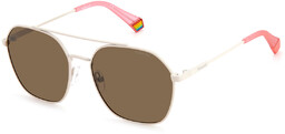 Okulary POLAROID PLD6172S10ASP. Okulary przeciwsłoneczne, Kolor beżowy. Unisex.