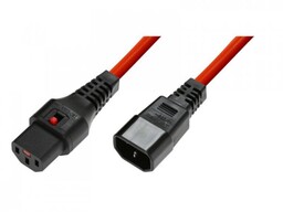 Digitus Kabel przedłużający zasilający blokada IEC LOCK 3x1mm2