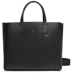 Torebka Tommy Hilfiger Th Distinct Satchel AW0AW17463 Czarny