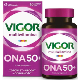 Vigor Multiwitamina Ona 50+, Tabletki, 60 szt.