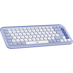 Klawiatura bezprzewodowa LOGITECH Pop Icon Keys Liliowy