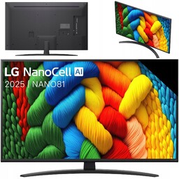 Telewizor Lg 43" 43NANO81A6A Led 4K Web Os