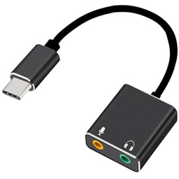 Kabel adaptera - USB Type-C na Jack, umożliwia