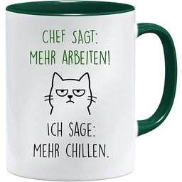 Filiżanka z napisem es wir einmal eine f**ze