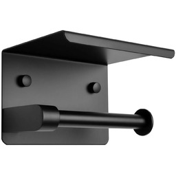 Edinos Czarny loftowy uchwyt na papier toaletowy