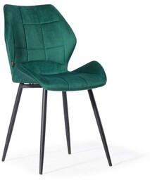 Krzesło do jadalni DC-6300 zielony welur #56