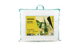 Wendre Poduszka Aloe Vera 50x60 pikowana biała mikrofibra