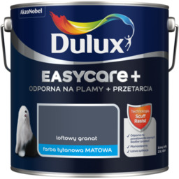 Farba tytanowa Dulux EasyCare+ Plamy+Przetarcia Loftowy Granat 2,5
