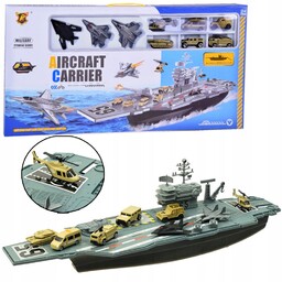 Duży Lotniskowiec wojskowy samoloty auta ZA2355