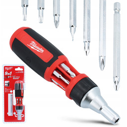 Wkrętak Śrubokręt Nasadowy Grzechotka Bity 9w1 Magnetyczny Precyzyjny