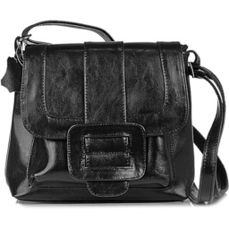 Torebka skórzana damska listonoszka DAN-A T12 czarna