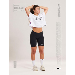 ZEROD Spodenki triathlonowe damskie RACER SHORTS pure black