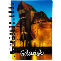 Notatnik 3d Gdańsk Żuraw
