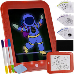 Tablet Graficzny do Rysowania Tablica LED Znikopis KRUZZEL