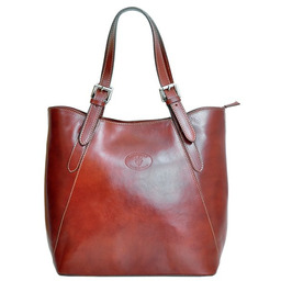 Vera Pelle damska shopperbag duża skóra naturalna torebka
