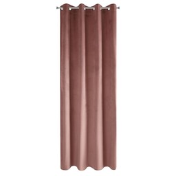 Eurofirany Zasłona 140x250 różowa ciemna welurowa gotowa