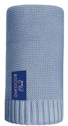 BOCIOLAND Kocyk bambusowy Paris Baby Blue 80x100cm