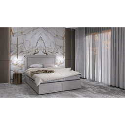 Łóżko kontynentalne Lorenzo Bed Design z pojemnikiem lub