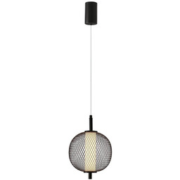 Lampa wisząca druciana PUMA z kulistym kloszem 20