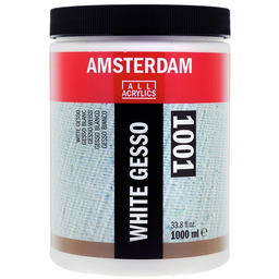 Gesso białe Amsterdam, white gesso 1000 ml