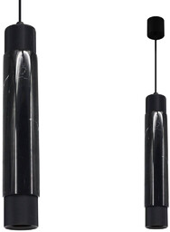 Nowoczesna lampa wisząca MARBLE BLACK 1xGU10 ML6339