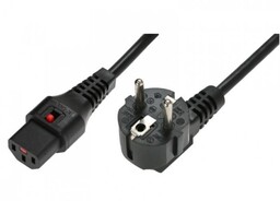 Digitus Kabel połączeniowy zasilający blokada IEC LOCK 3x1mm2