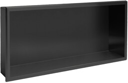 Rea PÓŁKA WNĘKOWA ŁAZIENKOWA 30x60 czarny mat